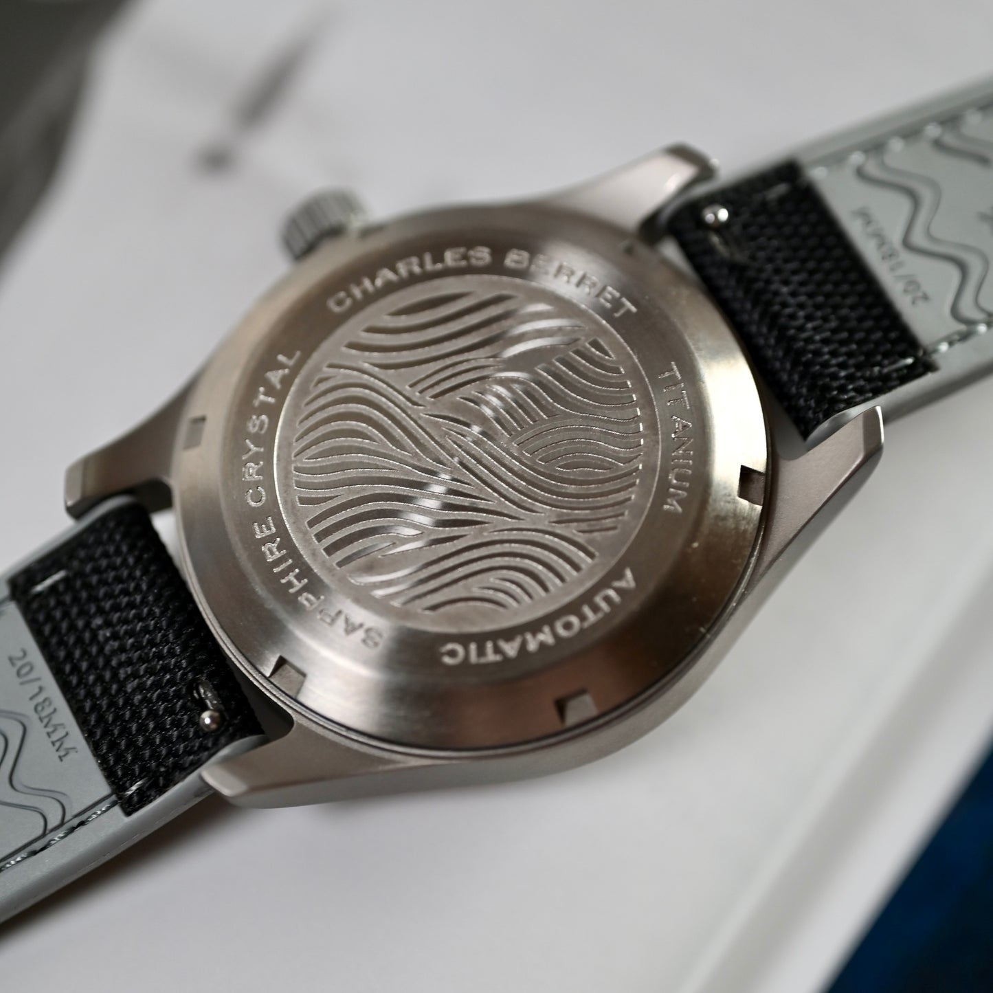 TITAN EBONY - titanium case , black porcelain dial, automatic movement