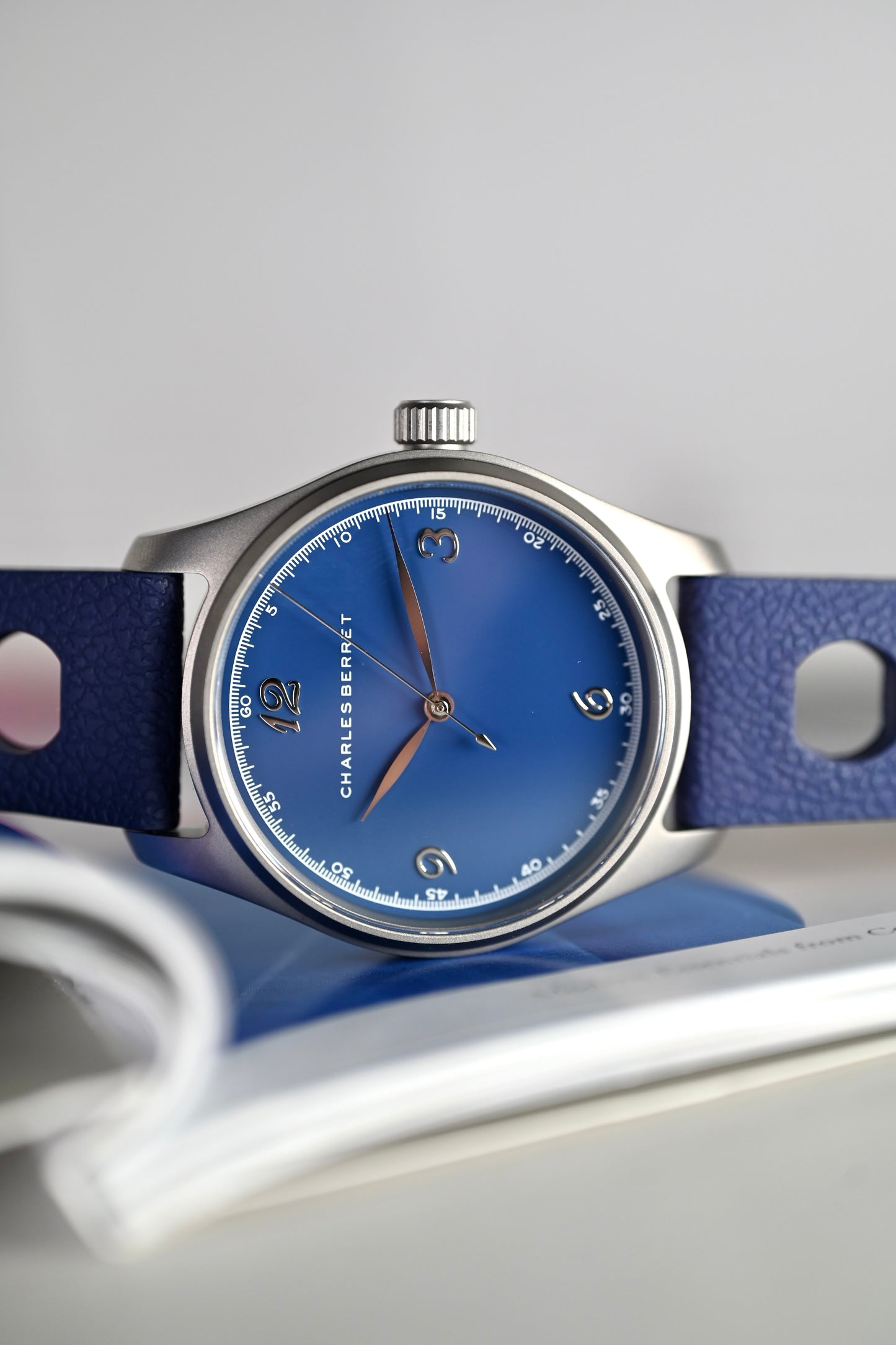 TITAN Robin  - Blue Porcelain dial prototype